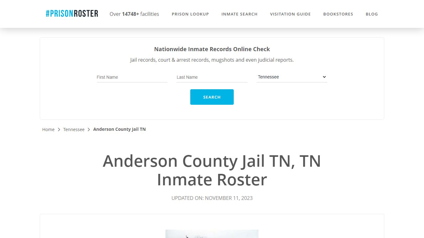 Anderson County Jail TN, TN Inmate Roster - Prisonroster