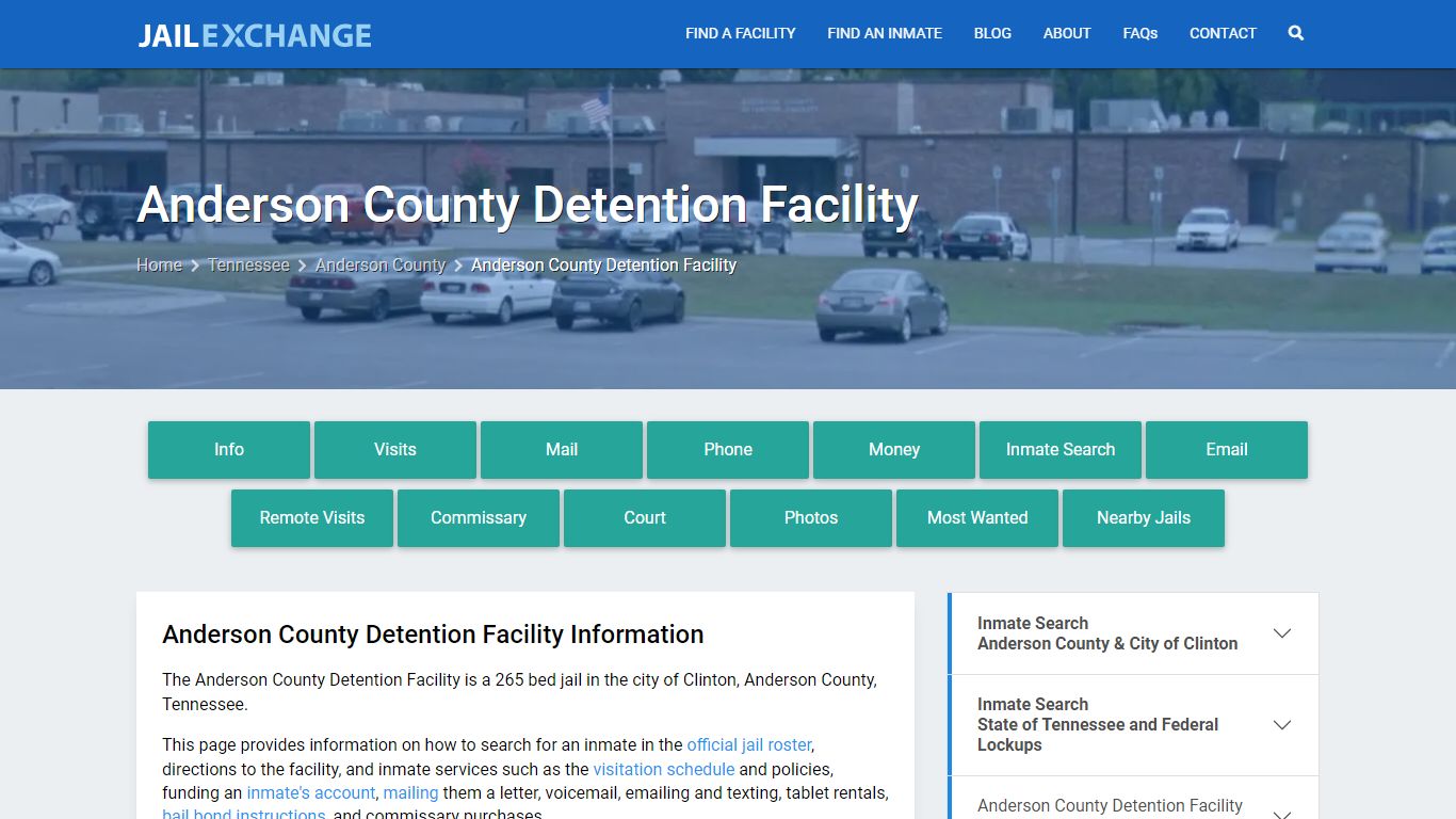 Anderson County Detention Facility - Jail Exchange